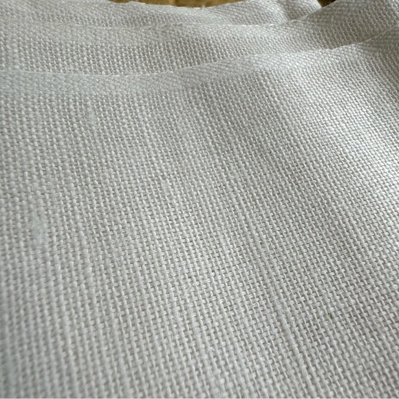 Vintage Floral Rectangular Linen Tablecloth - Picture 7 of 9